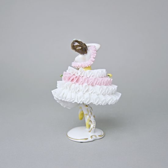 Dancer with lace 11 x 10 x 15 cm, Kurt Lautensack, Aelteste Volkstedter