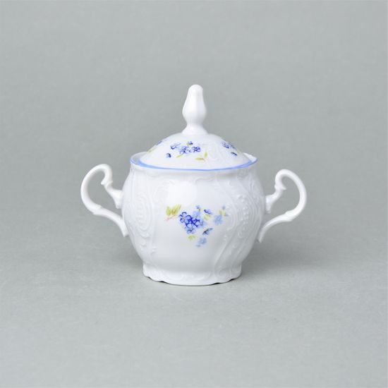 Víčko k cukřence 0,22 l, Thun 1794, karlovarský porcelán, BERNADOTTE pomněnka