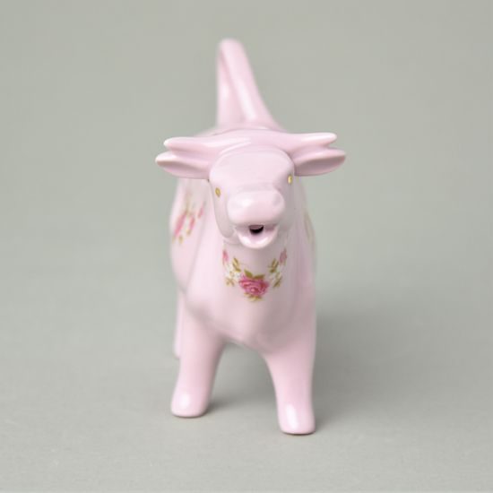 Creamer - cow 14,5 x 9 cm, decor 158, 70 ml, Leander 1907, rose china