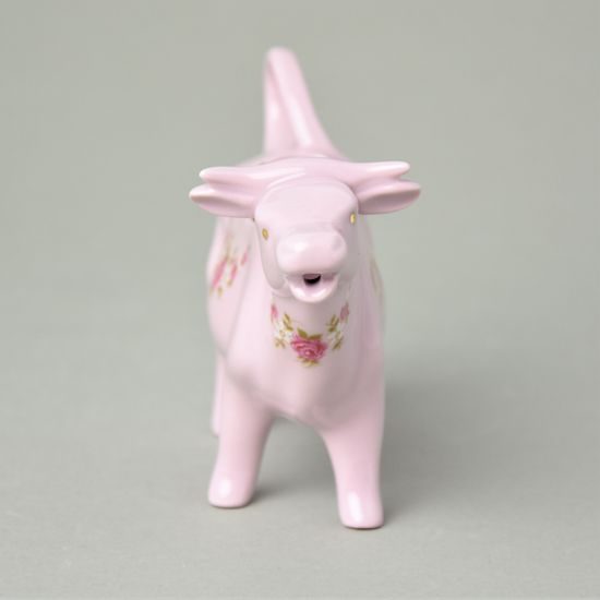 Creamer - cow 14,5 x 9 cm, decor 158, Leander 1907, rose china