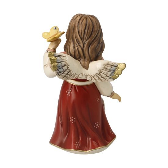 Angel with butterfly, 6,5 / 6 / 12 cm, stoneware, Goebel