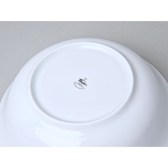 Bowl 23 cm, Jana (Angelika) black line, Thun 1794, karlovarský porcelán