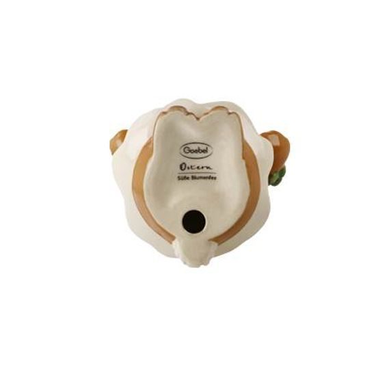 Figurine Rabbit Girl Cute flower Girl 6,5 / 5,5 / 12 cm, stoneware, Goebel