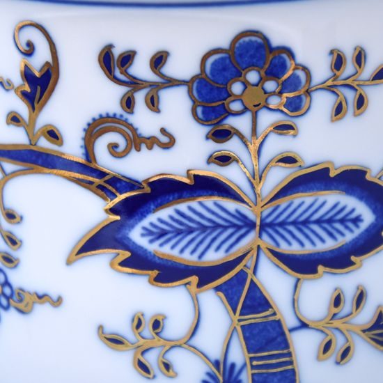 Mug Warmer 650 ml matt gold, Original Blue Onion pattern