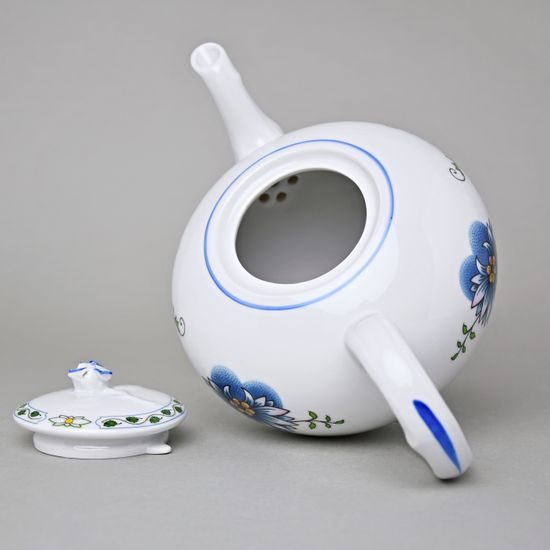 Konvice čajová "se sítkem" s víčkem 0,95 l, BAREVNÝ CIBULÁK