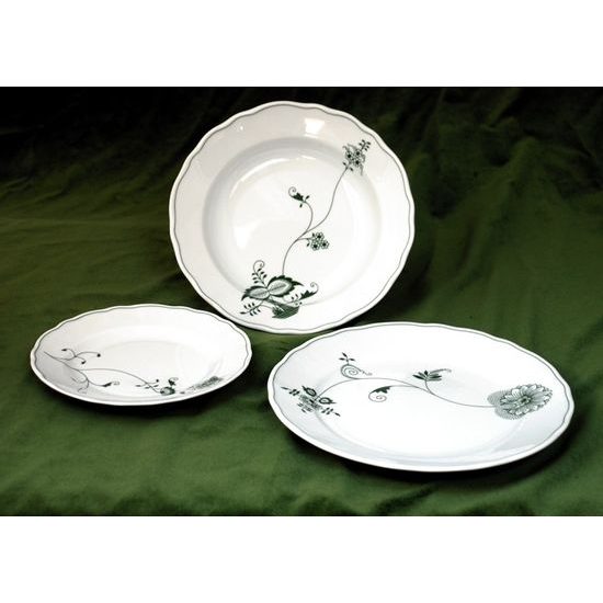 Plate set for 6 persons, Eco green, Cesky porcelan a.s.