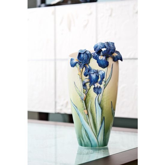 Vase Iris 45 cm, porcelain, Van Gogh, porcelain FRANZ