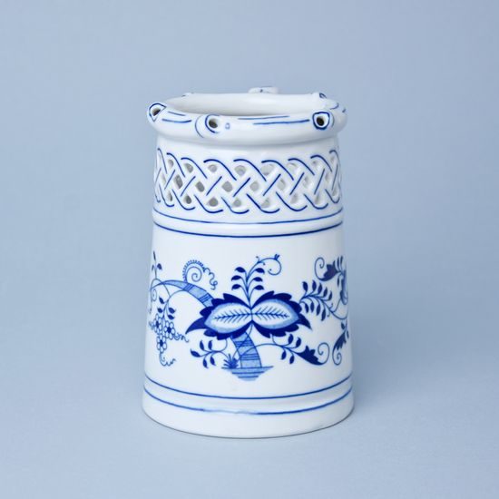 Beer Jug perforated 400 ml, Original Blue Onion Pattern