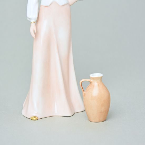 Girl With The Jug 20,5 x 8 x 6,5 cm, Porcelain Figures Duchcov