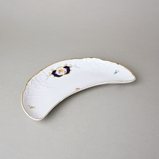 Dish fro bones 22 cm, Thun 1794 Carlsbad porcelain, BERNADOTTE arms