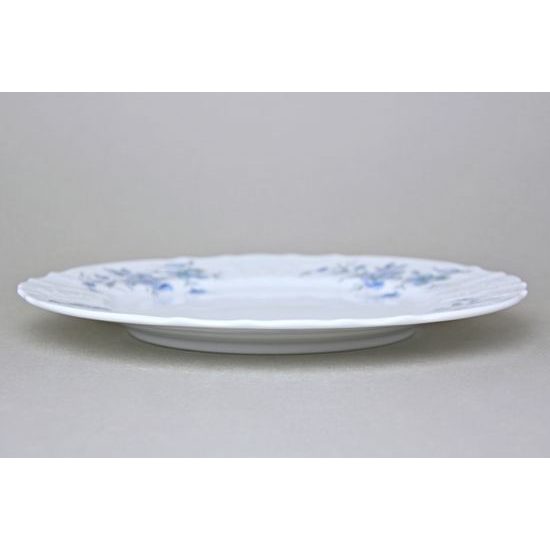 BERNADOTTE Hořec: Talíř mělký 27 cm, Thun 1794, karlovarský porcelán