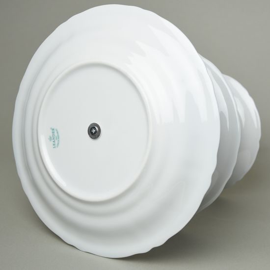 440: Cake stand 3 pcs. 34 cm, cobalt + rose, Leander Loučky