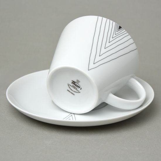 Cupp 220 ml + saucer 16 cm tea, Thun 1794, karlovarský porcelán, TOM 29951