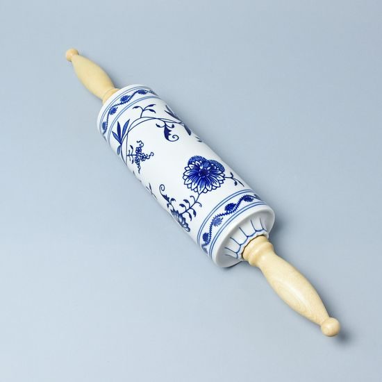 Rolling pin 45 cm, Original Blue Onion Pattern, QII