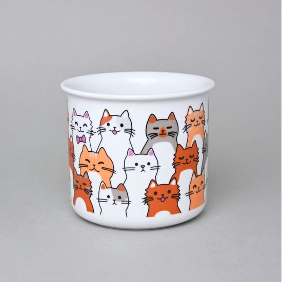 Hrnek Tina velký 380 ml, Kočky, Český porcelán a.s.