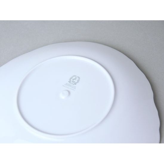 Talíř koláčový s uchy 27 cm, Thun 1794, karlovarský porcelán, BERNADOTTE házenka