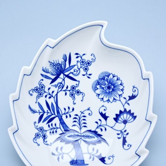 Leaf dish 22 cm, Original Blue Onion Pattern