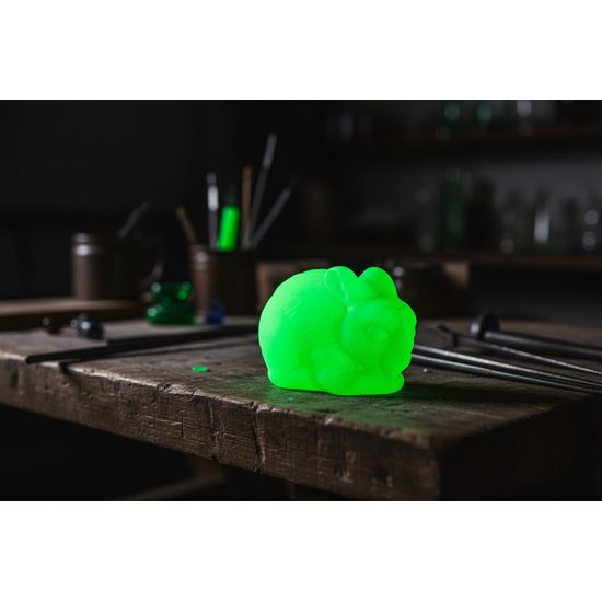 Králík (uranové sklo), Sklárna Janov