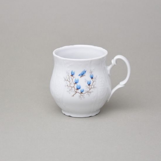 Hrnek Jonáš 310 ml, Thun 1794, karlovarský porcelán, BERNADOTTE motýli