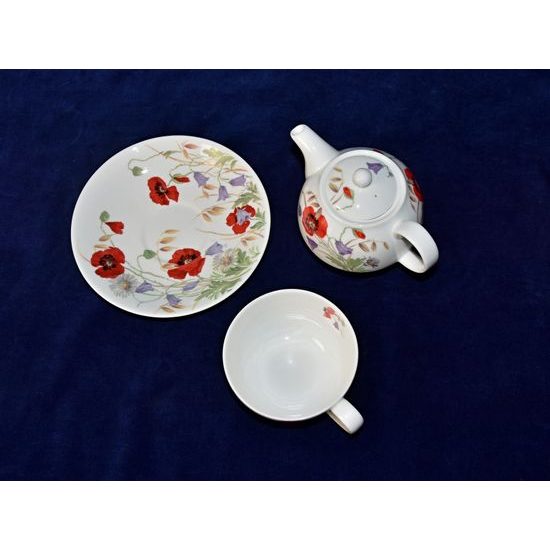 English Meadow: Tea for one set, 3 pcs., Roy Kirkham, Fine Bone China