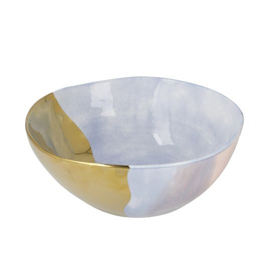 Mísa Barvy ráje 20 / 20 / 7,5 cm šedomodrozlatá, porcelán, Goebel