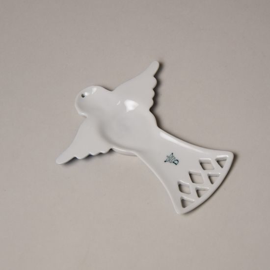 Christmas decoration - angel 10 cm, original Blue Onion Pattern