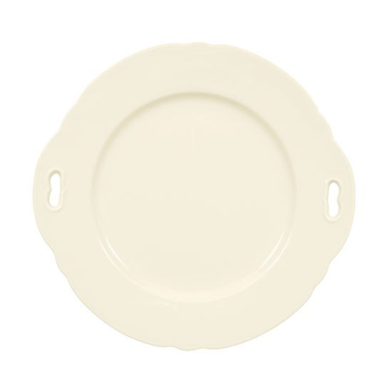 Cake plate with handles 27 x 26 cm, Marie-Luise ivory, Seltmann