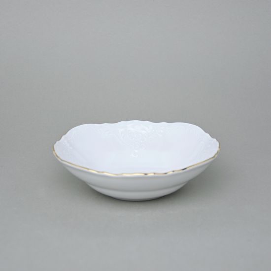 Bowl 16 cm, Thun 1794 Carlsbad porcelain, BERNADOTTE gold line