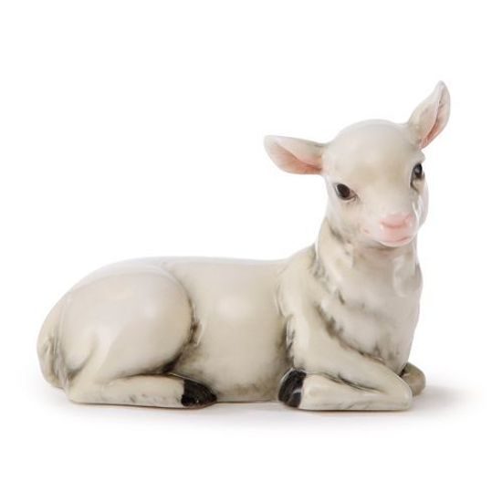 Divinity nativity fig. lamb h=4,5 cm, Porcelain FRANZ