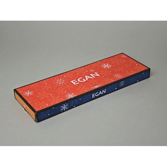 Christmas platter 33 x 11 cm, new bone china, EGAN