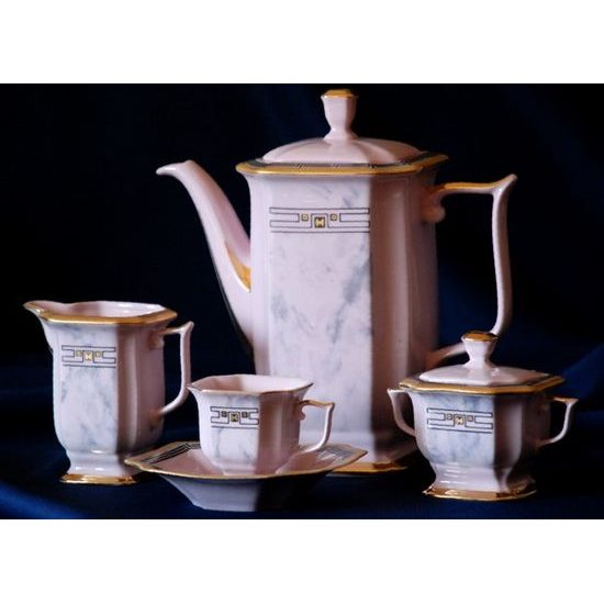 Mokka set Empir for 6 pers., Rose China