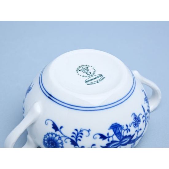 KVARTA: Sugar bowl w/handles 0,30 l, Cibulák, originální z Dubí