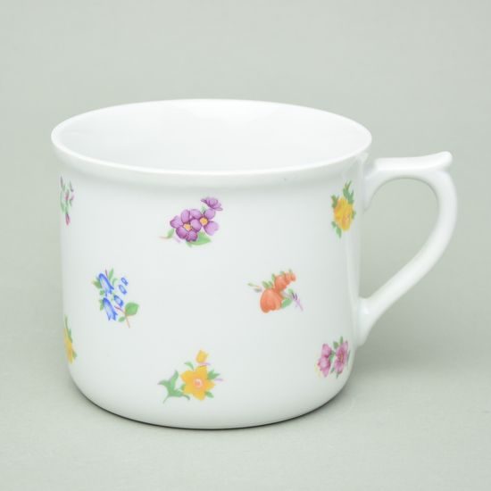 Mug Vařák big 700 ml, light Hazenka flowers, Leander Loučky