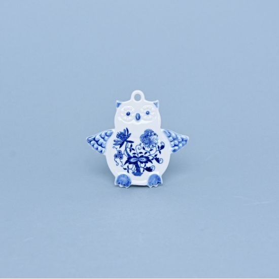 Magnet sova 9 x 8,5 cm, Cibulák, originální z Dubí