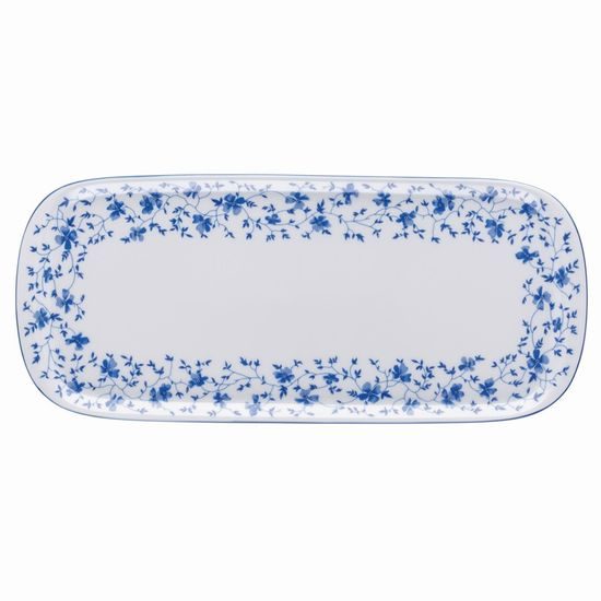 Tray 35 cm, FORM Sugar 1382 Blaublüten, Arzberg porcelain