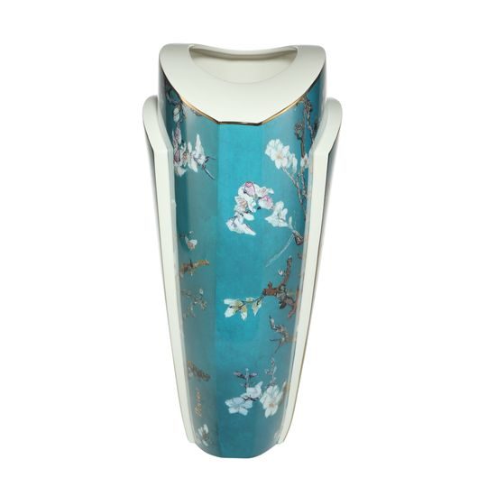 Vase V. van Gogh - Almond Tree Blue, 36 / 21 / 43 cm, Porcelain, V. van Gogh, Goebel