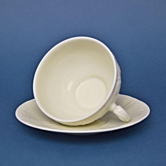 Cup tea 275 ml / saucer 18 cm, Thun 1794, BERNADOTTE ivory