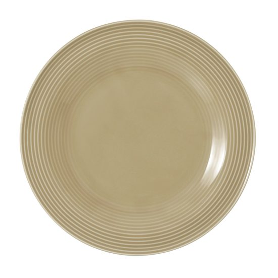 Beat sand-beige color glaze: Plate breakfast 23 cm, Seltmann porcelain