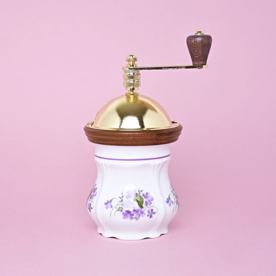 Coffee mill Aneta 21 cm, Violet, Cesky porcelan a.s.