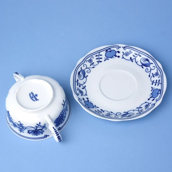 Blue Onion: Soup cup 350 ml + saucer 17 cm, Mary Anne, Leander Loučky