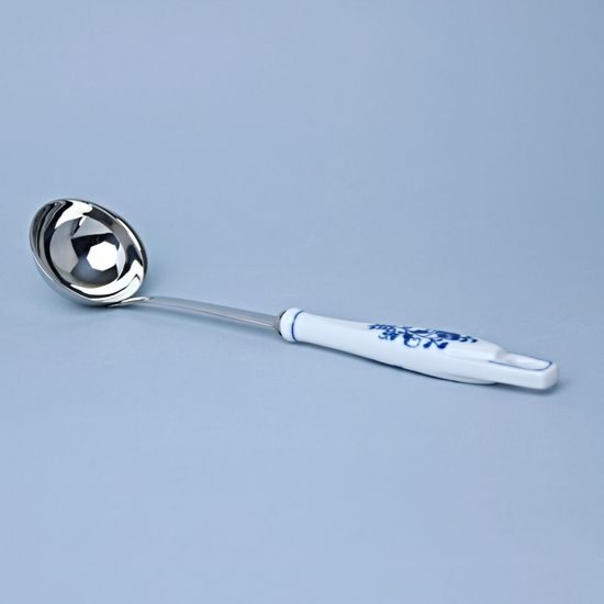 Ladle 70 mm hanging - smooth 32 cm, Original Blue Onion Pattern