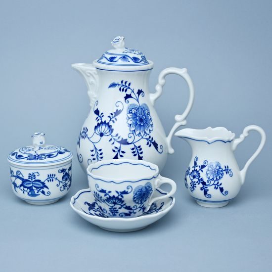 Coffee set for 6 pers., Original Blue Onion Pattern