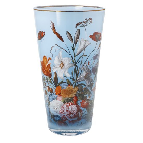 Váza Letní kytice, 11 / 11 / 20 cm, sklo, Jan Davidsz de Heem, Goebel