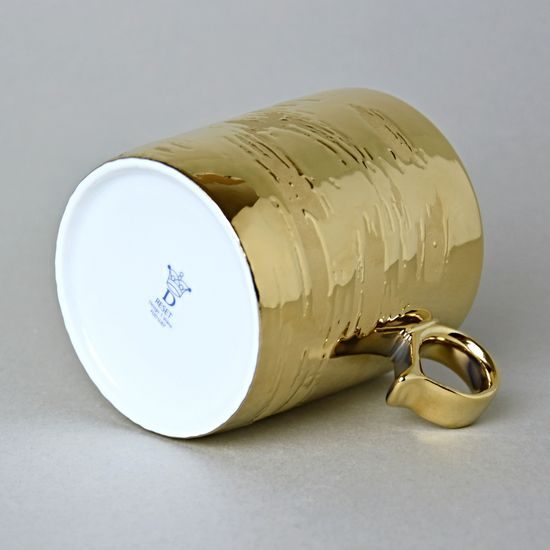 RESET, Mug /cup tea 370 ml, Titanium Gold, Český porcelán a.s.