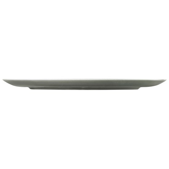 Terra PEARL GREY: Plate club / bowl flat round 31 cm, Seltmann porcelain