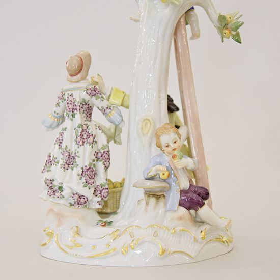 The Apple Harvest 30 cm, Porcelain Figures Meissen
