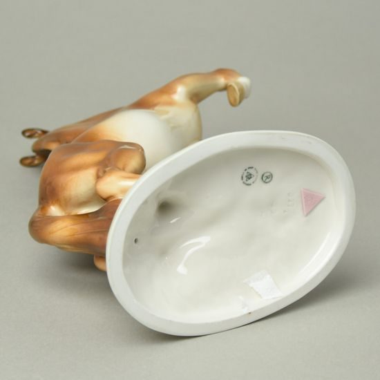 Kůň (střední vel.) 17 x 10 x 31 cm, Luxor, Porcelánové figurky zvířat Duchcov