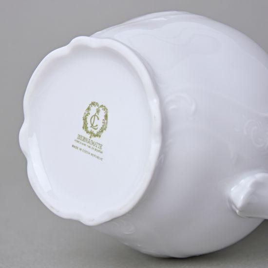 Creamer/jug 1 l, Thun 1794 Carlsbad porcelain, BERNADOTTE frost, Platinum line