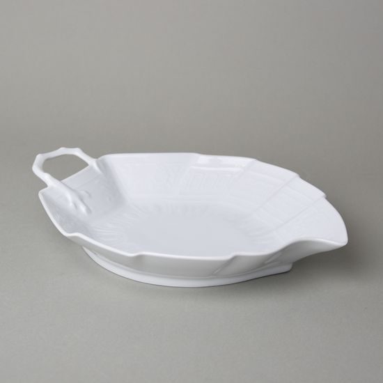 Dish Leaf 27 x 20 x 4 cm, Rose, Stará Role Moritz Zdekauer