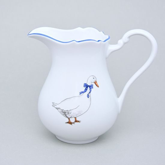 Creamer (jar, jug) 0,85 l, Cesky porcelan a.s., Goose